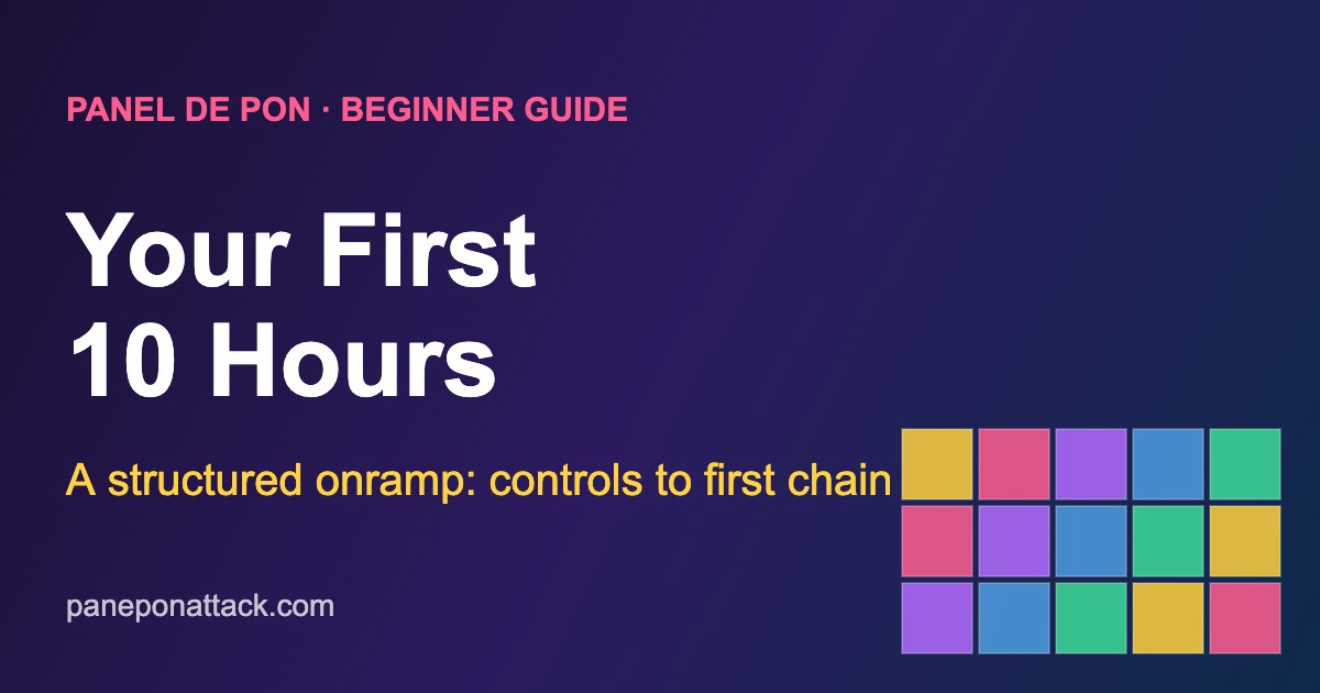 Panel de Pon for Absolute Beginners: Your First 10 Hours